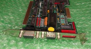Sampo VGA - P (Mira VGA) 8 Bit ISA EGA VGA Card Cirrus Logic GD510A Rare 3