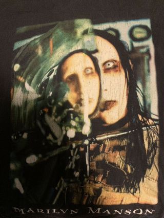 Vintage Marilyn Manson Shirt Xl People Looking Glass Winterland