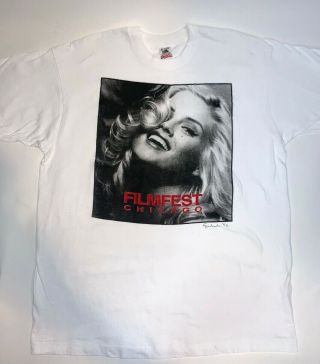 Rare 90’s Single Stitch T - Shirt Anna Nicole Smith By Victor Skrebneski Photo Xl