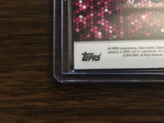 RARE WWE Sasha Banks 2016 Topps Divas Autographed Kiss Card 09/10 5