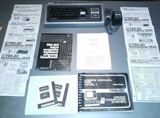Vintage Radio Shack Trs - 80 Microcomputer System 26 - 1001d Manuals Power Supply