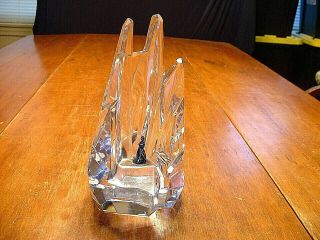 Vintage Sevres France Crystal Iceberg Sculpture Signed Dogherty