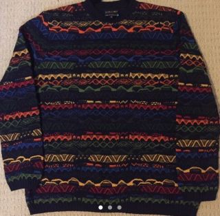 Vintage Coogi Authentic Sweater Size M Medium Pullover Knit