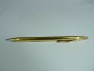 Vintage Cross Century Ballpoint Pen 18kt Rolled Gold Filled Body Ireland