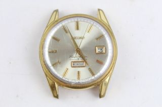 Vintage Gents Seiko Seikomatic Gold Tone Wristwatch Automatic 35 Jewel