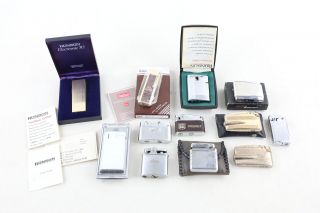 12 X Assorted Vintage Cigarette Lighters Inc.  Ronson & Hadson