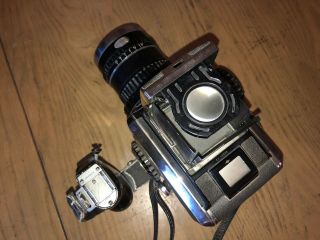 Vintage Zenza Bronica S2 Medium Format Film Camera Nikkor Q 1:3.  5 F=13.  5cm 5