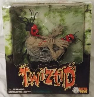 Rare Twiztid Red Face Siamese Twins Mutant Action Figure Sota Toys 2005 Icp