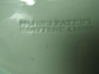 Rare Early 19th Century Mason ' s Patent Ironstone Dessert Plate/Server Shell Form 5