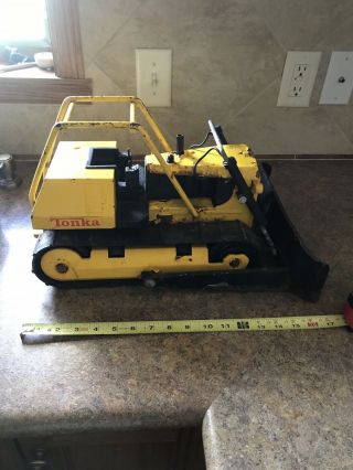 Vintage Mighty Tonka T - 9 Bulldozer Circa 1970