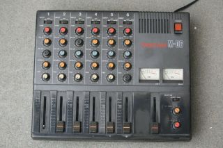 Tascam M - 06 Vintage Analog Stereo Mixer Desk Mixing Console Made In Japan 100v