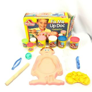 1991 Vintage Play - Doh Fix Me Up Doc Set Fast