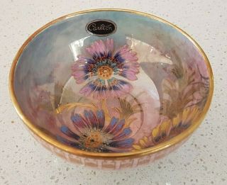 Antique Art Deco Vintage Carlton Ware Bowl Small Floral Pink Pattern Bowl 8499