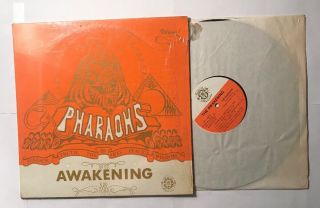 The Pharaohs - “the Awakening” Lp - Scarab - Private Jazz Funk Nm - Shrink Rare