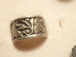 Grandmas Ultra Rare Ed Levin 925 Sterling Silver Ring