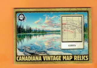 2018 - 19 O - Pee - Chee Canadian Tire Vr - Ab2 Canadiana Vintage Map Relics Alberta