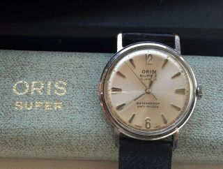 Oris 17 Jewelled Movement Swiss Made Vintage H/wind Mechanical Mens Watch