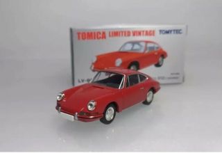 Tomica Limited Vintage Tlv - Porsche 912 Lv - 93 A - Red - Scale 1:64