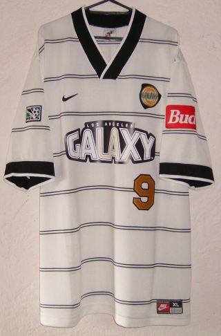 Mls Los Angeles Galaxy Nike 1997 Jorge Campos Third Soccer Jersey Very Rare