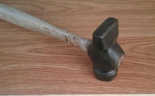 Vintage Blacksmith/Anvil Farrier ' s Cross Pein Hammer 4