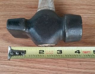 Vintage Blacksmith/Anvil Farrier ' s Cross Pein Hammer 8