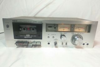 Vintage Akai Stereo Cassette Player Recorder Model Gxc - 706d Japan Made