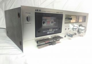 Vintage AKAI STEREO CASSETTE PLAYER RECORDER MODEL GXC - 706D Japan Made 2