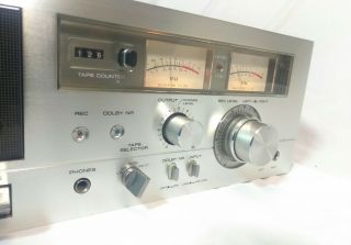 Vintage AKAI STEREO CASSETTE PLAYER RECORDER MODEL GXC - 706D Japan Made 4