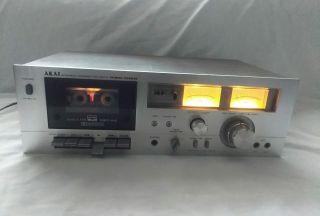 Vintage AKAI STEREO CASSETTE PLAYER RECORDER MODEL GXC - 706D Japan Made 5