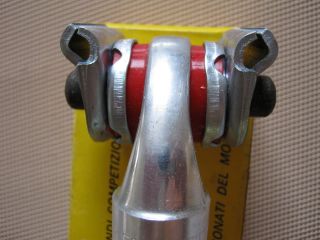 NITOR (CINELLI) VINTAGE RARE SEATPOST,  26.  2mm,  WITH SHIM FOR 27.  2mm.  NEW/NOS 2