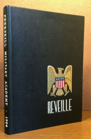 Vintage 1964 Reveille Yearbook Peekskill Military Academy Ny School Book Annual