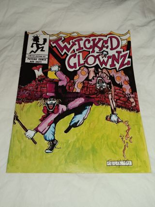 Vintage Insane Clown Posse Wicked Clownz Comic Book Og Ringmaster Ad Variant