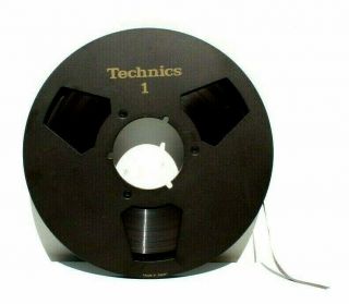 Vtg Technics (1500 1506 1700) 10.  5 " 1/4 " Metal Reel To Reel W/ Tape