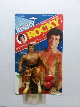 1983 Rocky Iii 3 Sylvester Stallone Action Figure In The Package Moc Vintage Ua