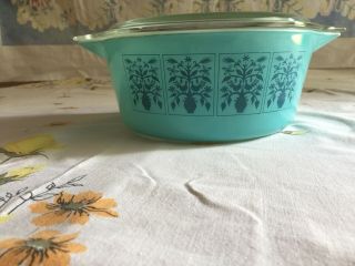 VINTAGE PYREX TURQUOISE 