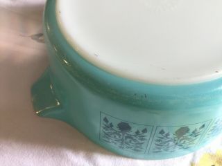 VINTAGE PYREX TURQUOISE 