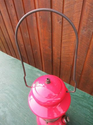 Vintage Coleman Lantern RED Model 200 Made in Canada Dated 8 69 1969 2