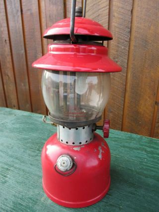Vintage Coleman Lantern RED Model 200 Made in Canada Dated 8 69 1969 4