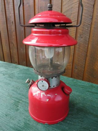 Vintage Coleman Lantern RED Model 200 Made in Canada Dated 8 69 1969 5
