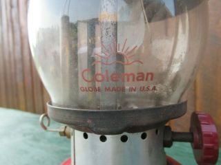 Vintage Coleman Lantern RED Model 200 Made in Canada Dated 8 69 1969 7