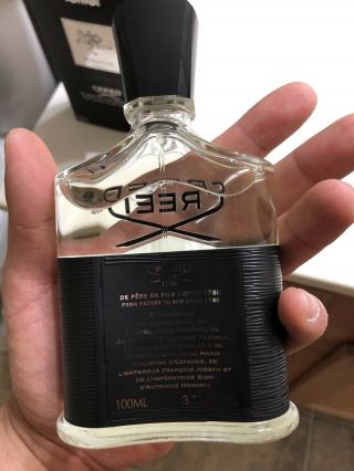Creed Aventus Men ' s Eau De Parfum 3.  3 oz.  18F21 Rare Tinted Batch 4