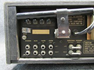 Vintage Sears Audio By Fisher AM/FM 2 - Channel Stereo Receiver Model 143 - 92531600 5