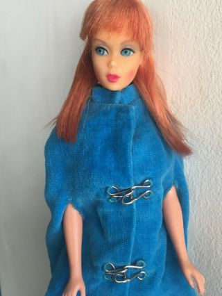 Vintage Standard Barbie Doll Mattel Mod Redhead Titan