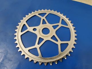 Vintage Mongoose Sugino 44T Sprocket Chain Wheel Blue Max Supergoose Motomag KOZ 6