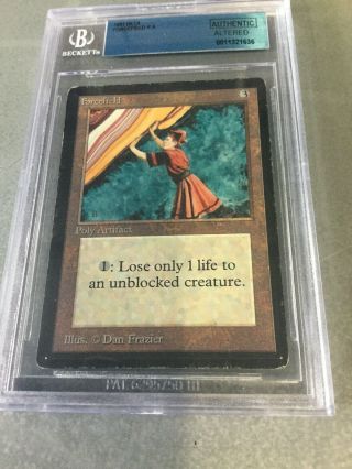 1993 Magic The Gathering MTG Beta Forcefield R A BGS Authentic Altered 3