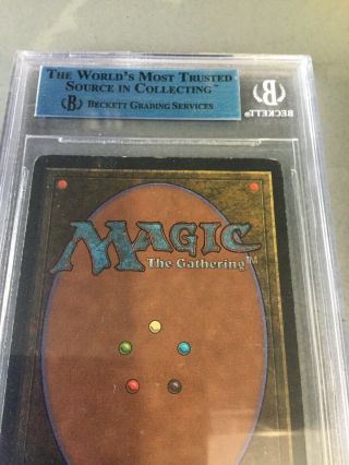 1993 Magic The Gathering MTG Beta Forcefield R A BGS Authentic Altered 6