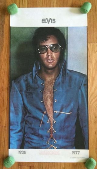 Elvis Presley Poster 1977 Vintage