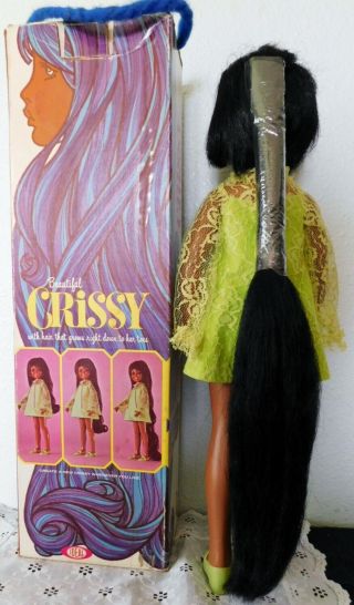 1969 AA CRISSY Doll Rare Hair to Floor African American Ideal All Orig.  MIB 6