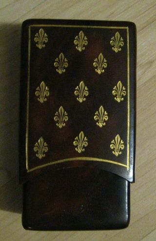 Italian Leather Cigarette Case - Vintage 1960 