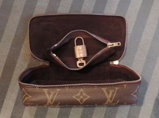 Louis Vuitton Monte Carlo Travel Jewelry Case With Lock & Key - Monogram - Rare